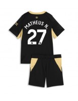 Manchester City Matheus Nunes #27 Vieraspaita Lasten 2026-27 Lyhythihainen (+ shortsit)